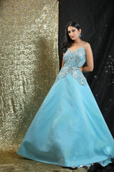 Blue Butterfly Gown
